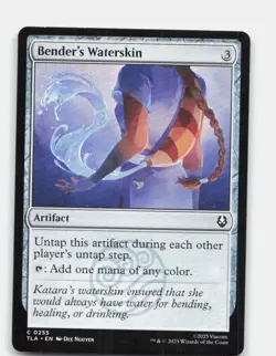 Bender's Waterskin 255 Common Avatar: The Last Airbender Magic: The Gathering NM - Image 1