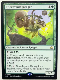 Thornvault Forager Bloomburrow Regular - Image 1