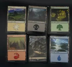 500 Basic Lands MTG - 100 of Each Color! Magic The Gathering Bulk Lot Set Mana - Image 1