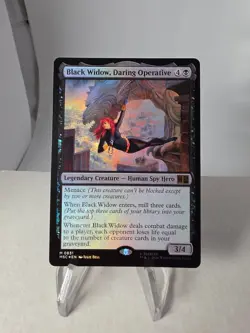 Black Widow, Daring Operative Commander: Marvel Super Heroes Foil 0831 - Image 1