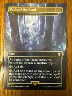 NONFOIL Paths of the Dead - Cavern of Souls Commander: Lord of the Rings, NM - Image 1