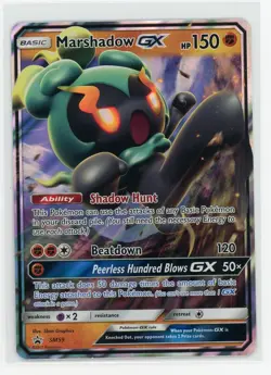 Pokemon TCG - Marshadow GX SM59 - Sun & Moon Promos - Ultra Rare - Image 1