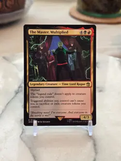 MTG The Master, Multiplied Universes Beyond: Doctor Who Regular NM - Image 1
