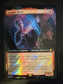 Yasmin Khan NM FOIL SURGE EXTENDED Doctor Who MTG FREE SHIPPING - Image 1