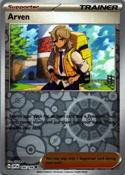 Pokemon Arven - Reverse Holo Uncommon SV01: Scarlet & Violet Base Set 166/198 NM - Image 1