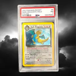 Dark Dragonite 5/82 Holo ✨ PSA 7 Pokemon 2000 Team Rocket [Italian 🇮🇹] - Image 1