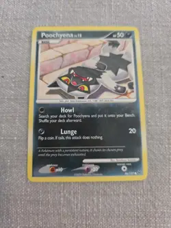 Pokemon Poochyena 86/127 Common Platinum NM - Image 1