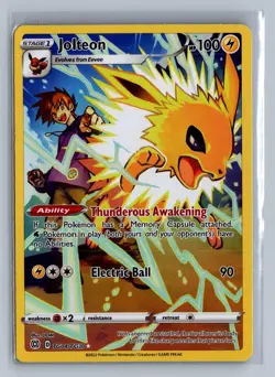 Jolteon TG04/TG30 Holo Brilliant Stars Trainer Gallery Pokemon NM/M - Image 1