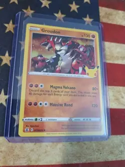 Groudon 17/25 - 25th Anniversary Celebrations Pokemon Holo Rare - NM - Image 1