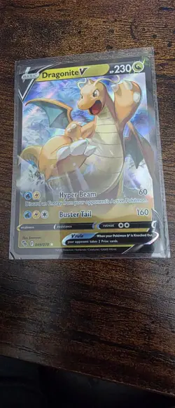 Dragonite V 049/078 Holo V Rare Pokemon GO Pokemon Near Mint - Image 1