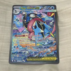 Mega Greninja Ex 116/086 Pokemon Chaos Rising SIR NM Super Clean PSA Conteder - Image 1