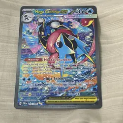 Mega Greninja Ex 116/086 Pokemon Chaos Rising SIR NM Super Clean PSA Conteder - Image 2