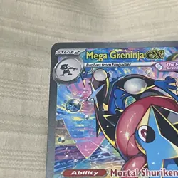 Mega Greninja Ex 116/086 Pokemon Chaos Rising SIR NM Super Clean PSA Conteder - Image 3