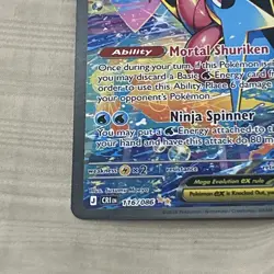 Mega Greninja Ex 116/086 Pokemon Chaos Rising SIR NM Super Clean PSA Conteder - Image 5