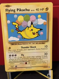 Pokemon TCG Pokemon Flying Pikachu Pikachu Secret Rare Regular -A1 - Image 1