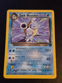 Dark Blastoise 20/82 Unlimited Rare Team Rocket Pokemon LP+ - Image 1
