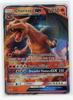 Pokemon TCG - Charizard GX SM195 - Sun & Moon Promos - Ultra Rare - Image 1