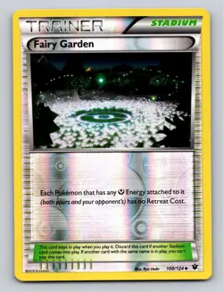 Fairy Garden 100/124 Uncommon Fates Collide Pokemon Reverse Holo NM - Image 1