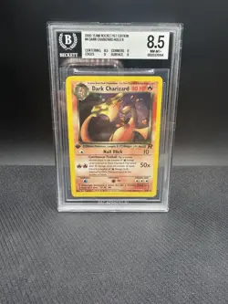 Pokemon Dark Charizard Team Rocket 1st Edition Holo Rare #4 BGS 8.5 - Image 1