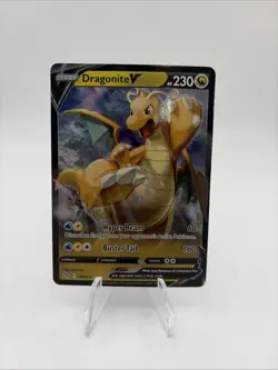 Dragonite V 049/078 Holo V Rare Pokemon GO Pokemon Near Mint - Image 1