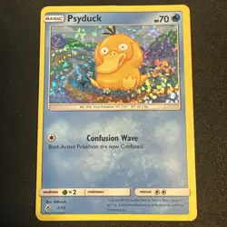 Pokemon TCG Psyduck 2/12 McDonald's 2018 Holo Promo Basic 70 HP English MP - Image 1