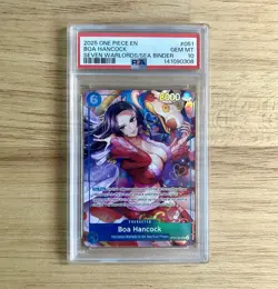 2025 ONE PIECE SEVEN WARLORDS OF THE SEA BINDER SET #051 BOA HANCOCK PSA 10 - Image 1