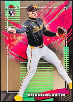 2026 Topps Finest KONNOR GRIFFIN RC Rare Pirates #268 - Image 1
