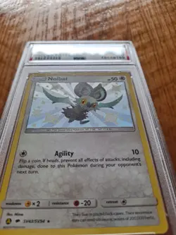 Noibat SV43/SV94 Hidden Fates: Shiny Vault Holo PSA 10 - Image 2