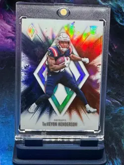 2025 Panini Phoenix - Color Blast TreVeyon Henderson #10 (RC) - Image 1