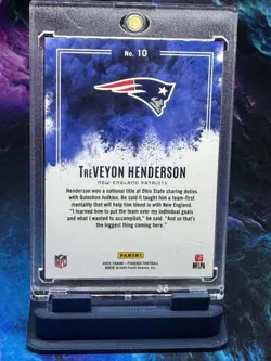 2025 Panini Phoenix - Color Blast TreVeyon Henderson #10 (RC) - Image 2