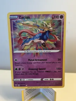 Zacian - 082/185 - Vivid Voltage - Amazing Rare NM Pokemon Card - Image 1