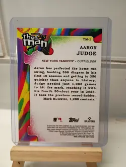 2026 Topps Finest Aaron Judge The Man -SSP- Case Hit Yankees Super Rare 🔥TM-1 - Image 2