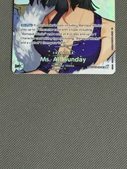 One Piece Ms All Sunday SP OP16 Alt Art The Time of Battle English Ready to ship - Image 3