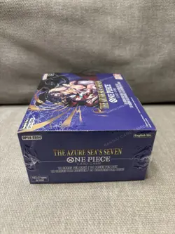 One Piece Card Game - OP14 The Azure Sea's Seven Booster Box New & Sealed - Image 4