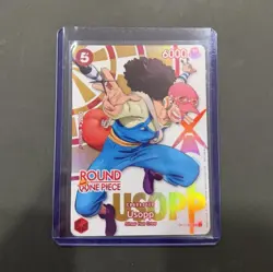 Bandai One Piece CCG Usopp OP01-004 Round One Piece Parallel Foil JP UC - Image 1