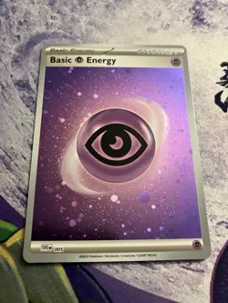 Pokemon TCG Scarlet Violet Psychic Energy SVE 005 Holo Foil Card Cosmos - Image 1