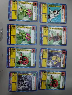 1999 Bandai Digimon Digital Monsters Card Cards Holo SaberLeomon HerculesKabuter - Image 2