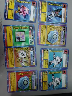 1999 Bandai Digimon Digital Monsters Card Cards Holo SaberLeomon HerculesKabuter - Image 3