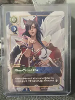Riftbound METAL Card – Ahri Nine-Tailed Fox - Prize Wall - Image 1
