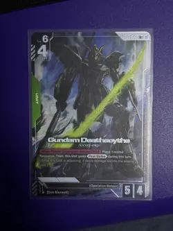 Gundam Deathscythe Alternate Art Foil - GD01-025 LR+ NM - Gundam TCG Card Game - Image 1