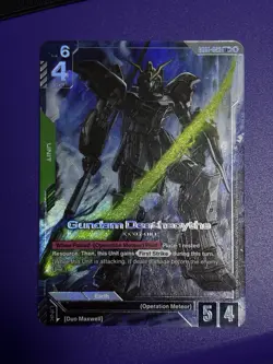 Gundam Deathscythe Alternate Art Foil - GD01-025 LR+ NM - Gundam TCG Card Game - Image 2