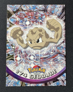 Topps Pokemon #74 Geodude - TV Animation Edition Card, 1999, NM - Image 1