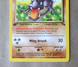 Aerodactyl 1st Edition Team Rocket Pokemon Card 16/62 Non-Holo TCG Vintage - Image 3