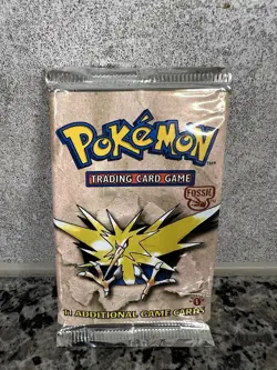 Pokemon Fossil 1st Edition Booster Pack Sealed - Image 1