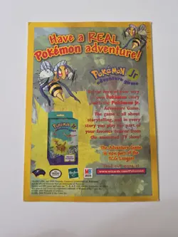 Master The Game! Pokemon Card Insert -Wizards Of The Coast Promo - Image 2