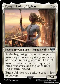 Magic the Gathering | Eowyn, Lady of Rohan [LTR - 10]NM - Image 1