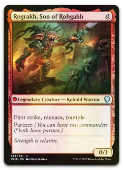 Rograkh, Son of Rohgahh #197 (Foil) (NM) Commander Legends CMR Magic MTG - Image 1