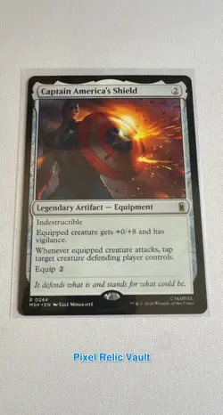 MTG - MSH - 244 - NM - Captain America's Shield - Magic - Image 2