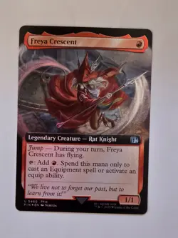 Freya Crescent - U0460 (Extended Art) FOIL - Final Fantasy - Magic the Gathering - Image 1