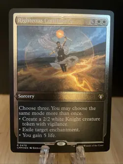 MTG Righteous Confluence Foil-Etched #470 Commander Masters Rare CMM NM/M - Image 1